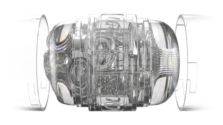 Cốc thủ dâm Fleshlight Quickshot Autumn Falls âm đạo giả trong suốt hai đầu