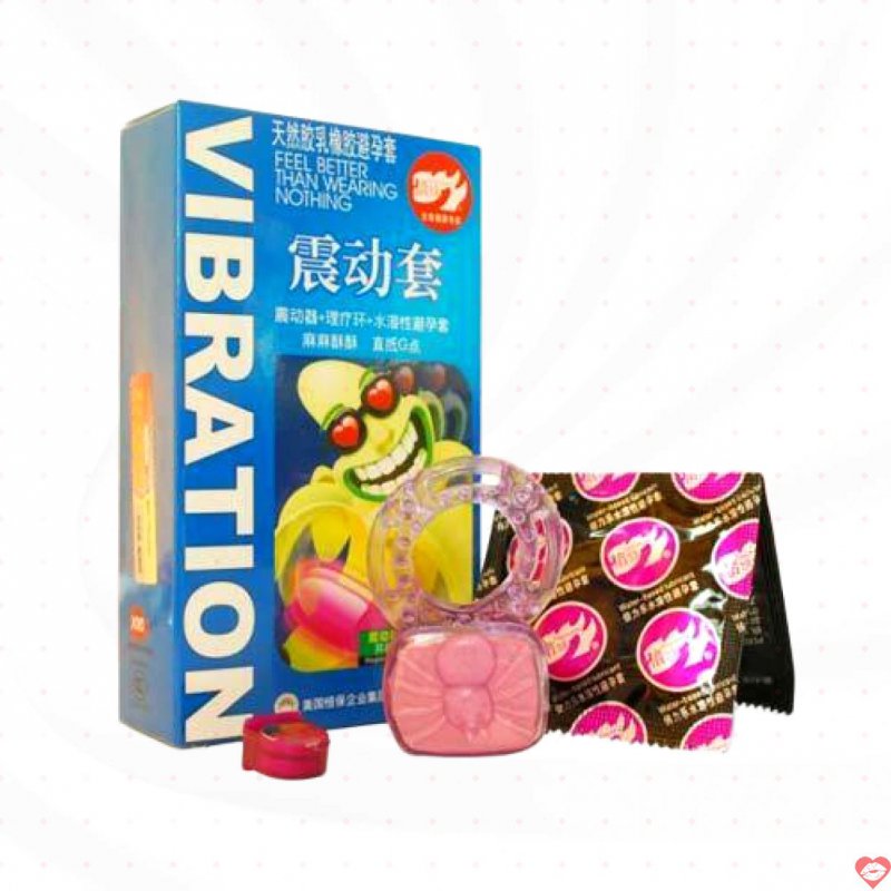 Đồ chơi tình yêu Nhẫn rung silicon Banana VD06 giá tốt
 