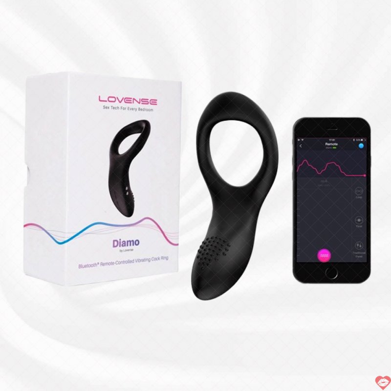 Lovense Diamo vòng rung cao cấp điều khiển từ xa bằng điện thoại