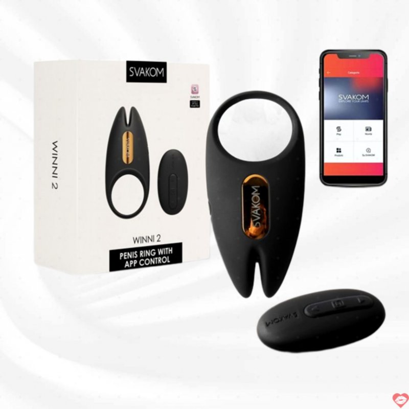 Vòng rung Svakom Winni 2 USA điều khiển app siêu bền kích thích 