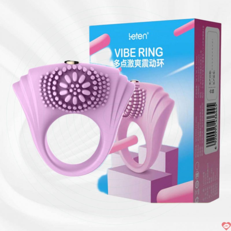 Vòng đeo dương vật rung có gai Leten Vibe Ring