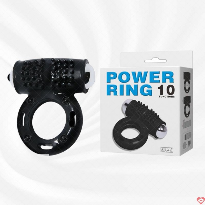 Vòng rung nam 10 chế độ cực mạnh Baile Power Ring
