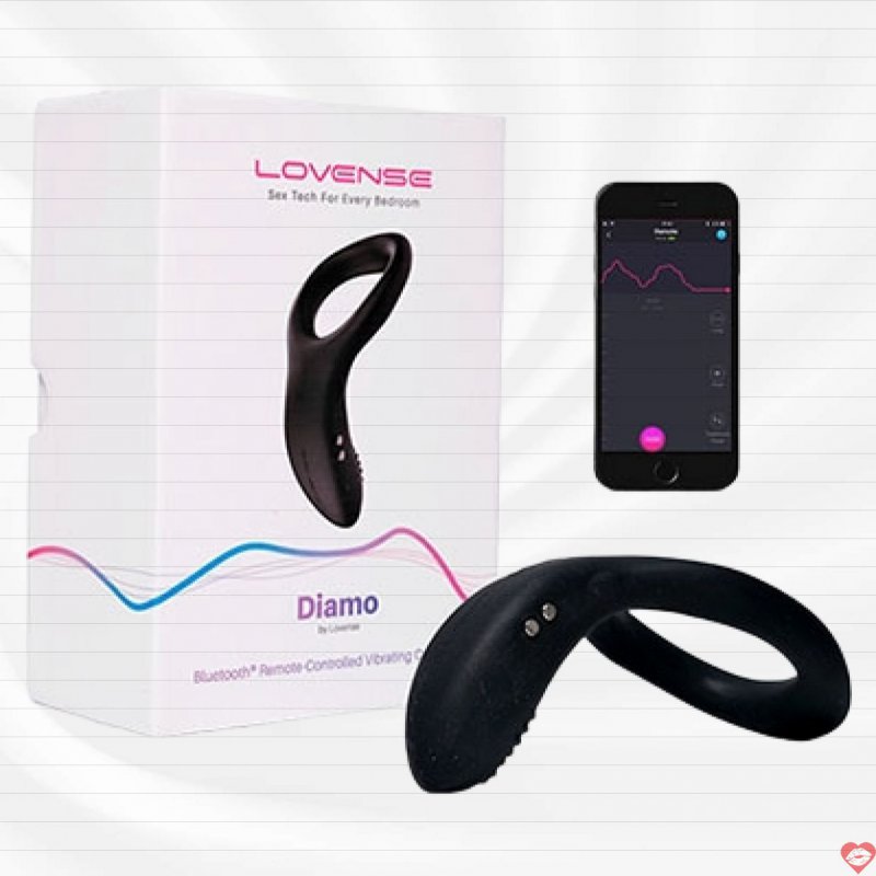 Vòng rung Lovense Diamo cao cấp điều khiển qua app tiện lợi 