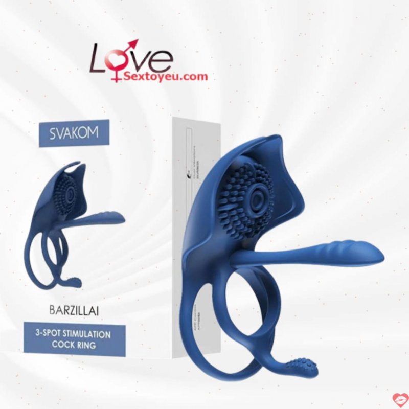 Vòng rung lưỡi liếm Svakom Barzillai điều khiển qua app