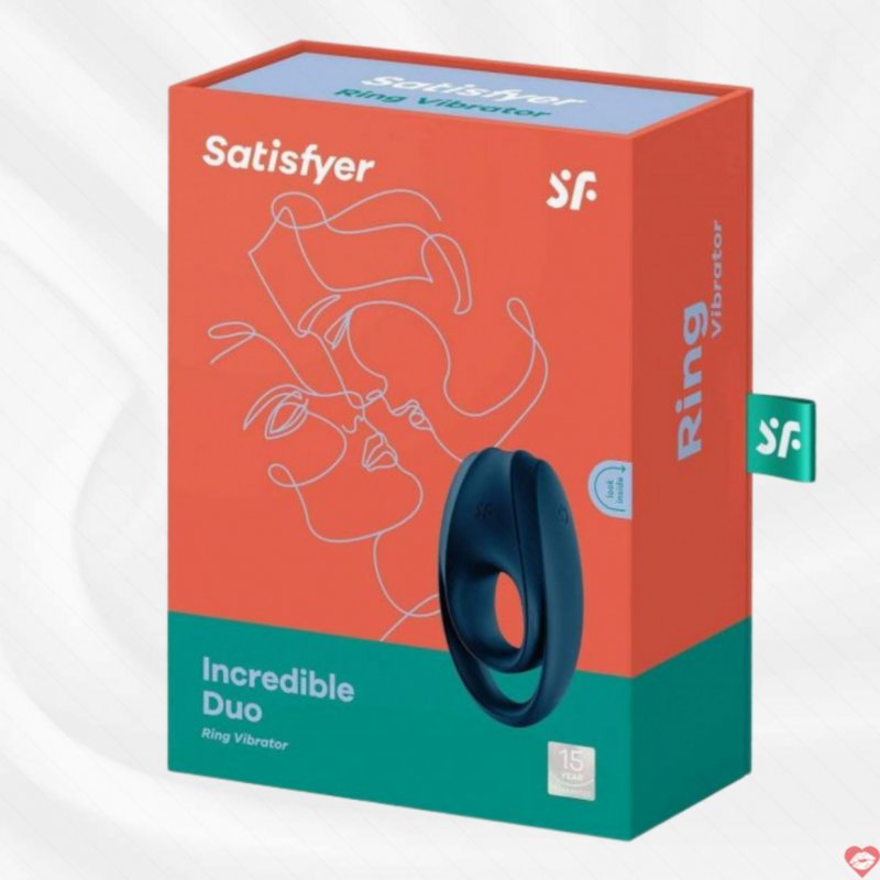 Vòng đeo dương vật Satisfyer – Incredible Duo Silicone Vibrating Cock Ring