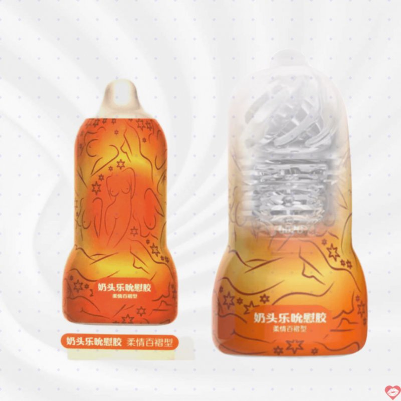 Âm đạo giả Leten Nipple Sucking Cup Orange