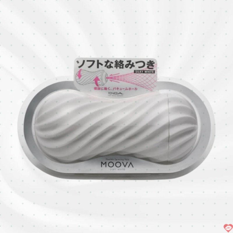 Âm đạo giả Tenga Moova Silky White