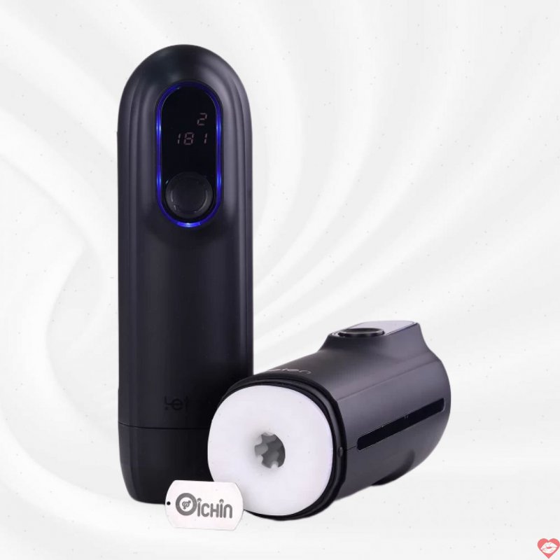Leten Thrusting Black Hole màn hình LED kép thụt co bóp mát xa