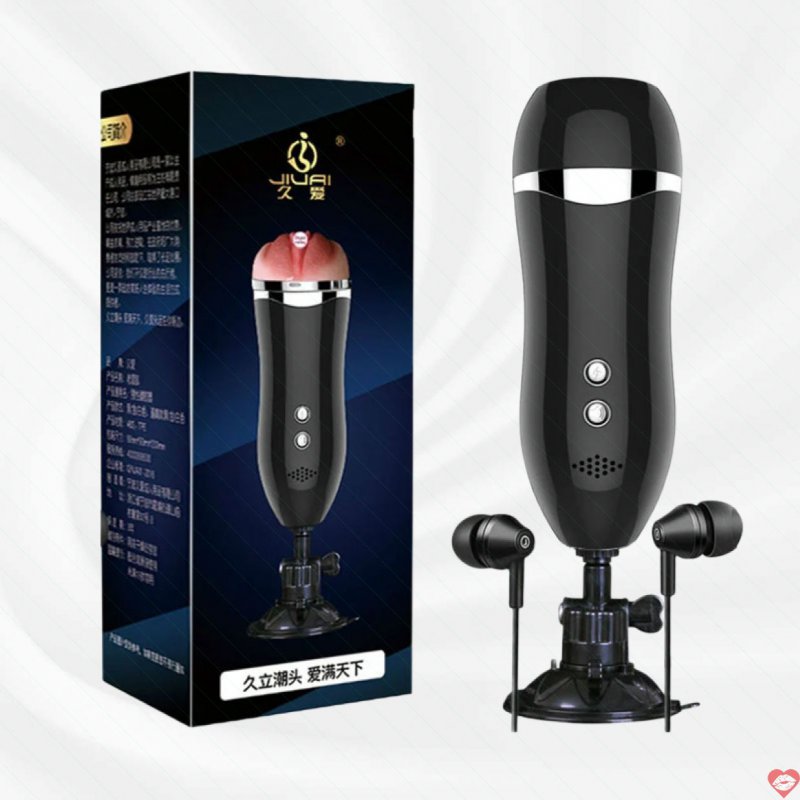 Âm đạo giả gắn tường rung rên JIUAI 41