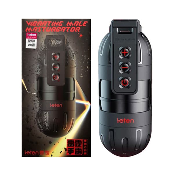 Cốc Âm Đạo Giả Leten Thunder Rung Nhiều Chế Độ Điều Khiển App