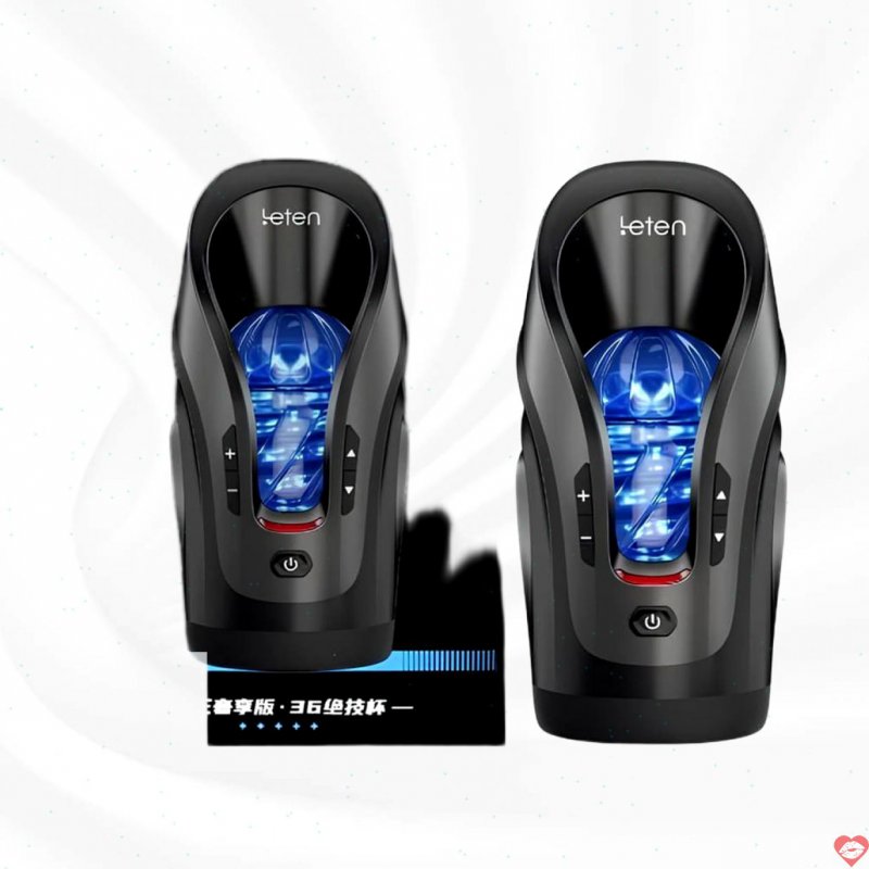 Máy thủ dâm nam thụt tự động có âm thanh Leten Luxury Male Masturbator