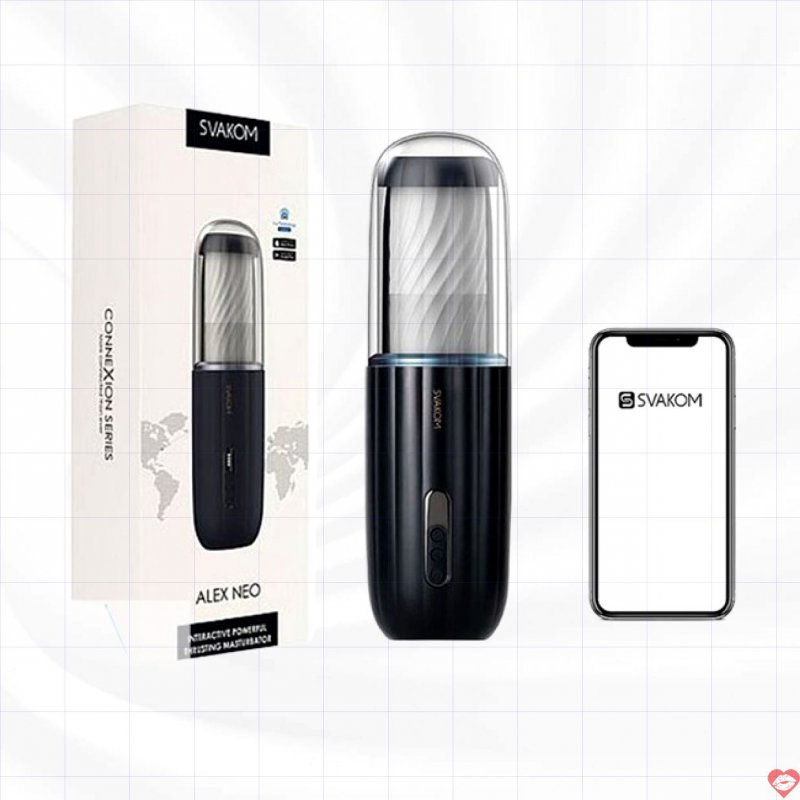 Sex toy cho nam cao cấp thụt tự động Svakom Alex Neo kết nối mạng