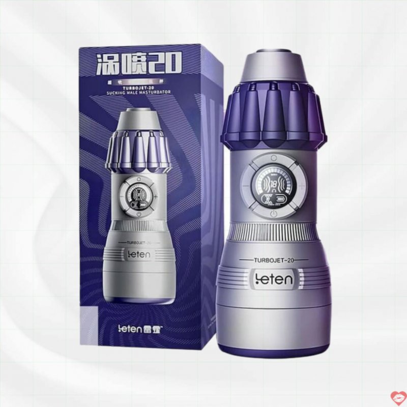 Máy thẩm du cho nam rung co bóp có âm thanh màn LCD Leten TurboJet-20
