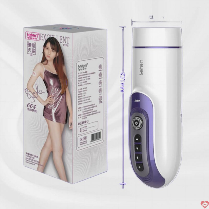 Âm đạo giả tự động Leten có âm thanh và sưởi ấm