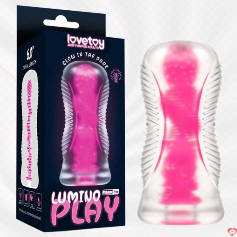 Âm đạo USA trong suốt phát quang Lovetoy kênh xoắn LV342041