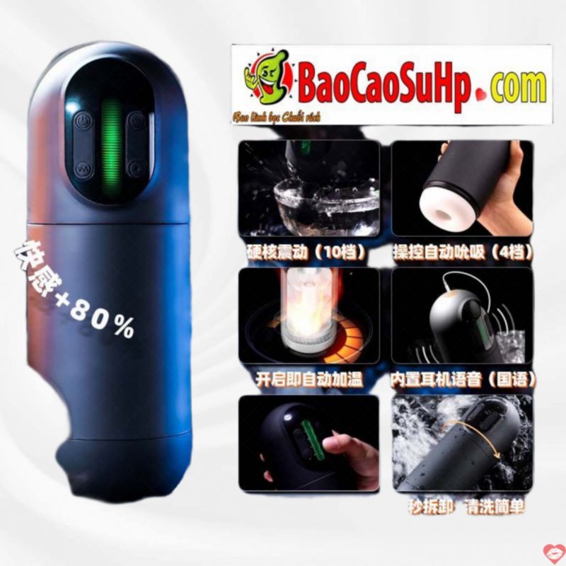 Cốc Thủ Dâm Zz039A Hút Rung Đa Điểm Kích Thích Dễ Lên Đỉnh 