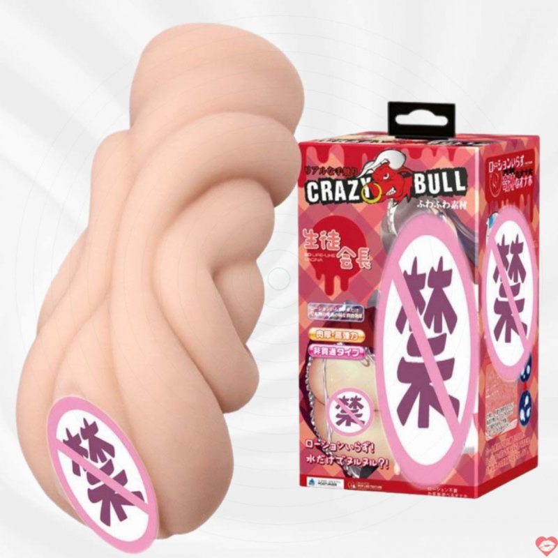 Âm đạo giả nguyên khối nhỏ mềm mại Baile Crazybull Kuangniu 9211K   