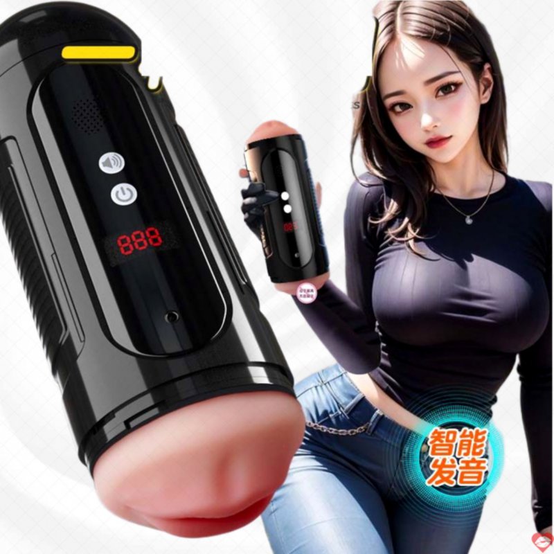 Cốc thủ dâm 2 đầu Jiuuy Black BONG Master Rung rên 12 chế độ  