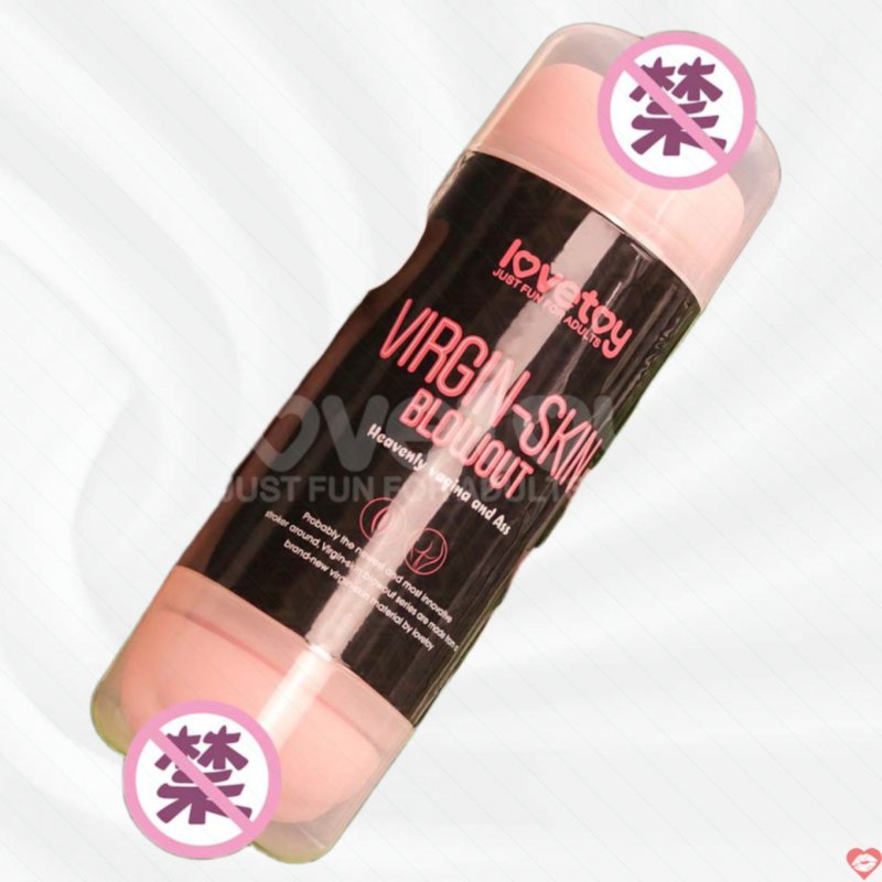 Cốc thủ dâm 2 đầu âm đạo và mông Lovetoy Virgin-skin Blowout USA