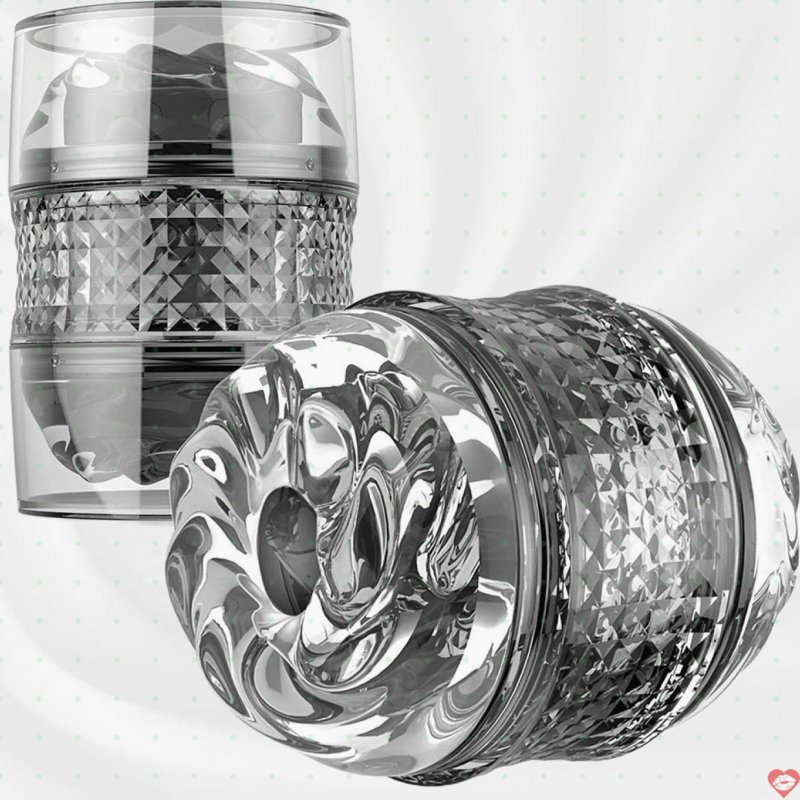 Cốc Thủ Dâm Trong Suốt 2 Đầu Air Short Tuning Tiện Lợi Nhỏ Gọn  