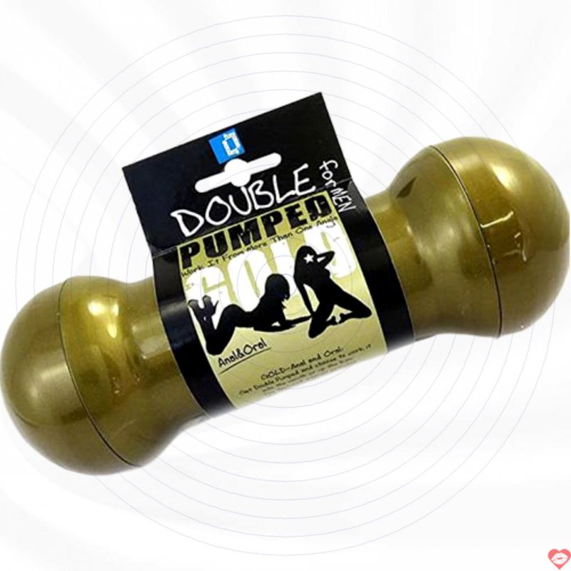 Âm đạo giả 2 đầu Double Pumped Gold chất lượng cao giá tốt
 