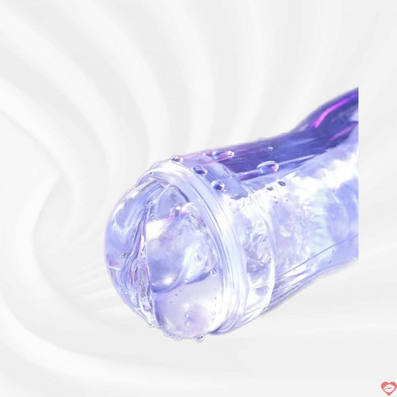 Cốc Thủ Dâm Nam Ice Crystal 2 Đầu Trong Suốt Mát Lạnh 