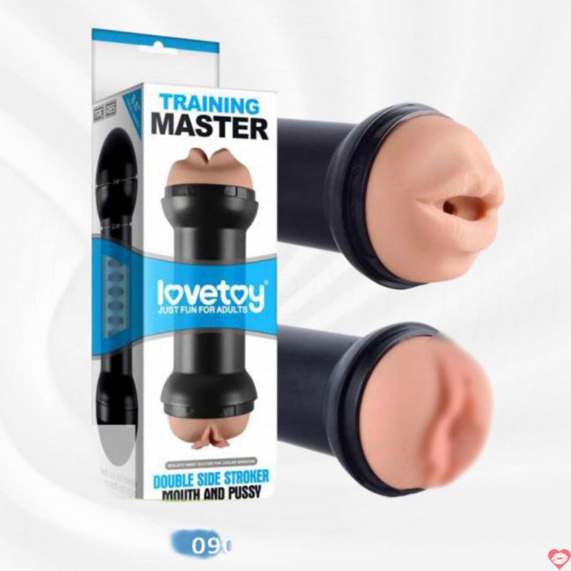 Đồ chơi cho nam có 2 đầu âm đạo và miệng Lovetoy Double Side