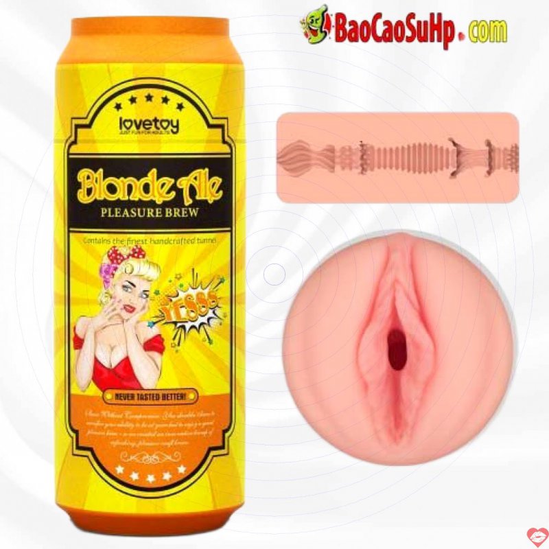 Cốc thủ dâm chai bia Lovetoy Brew Masturbator USA siêu thực