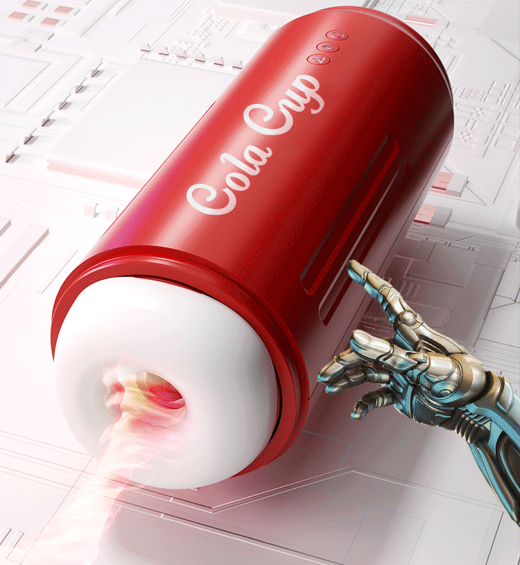 Cốc thủ dâm SOKOOT ngụy trang lon Coca Cola thụt hút co bóp phát nhiệt