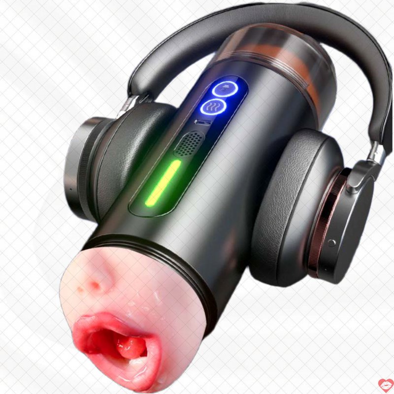 Cốc thủ dâm 2 đầu Jiuai Kelsey rung mạnh bóp khít âm đạo mồm há 