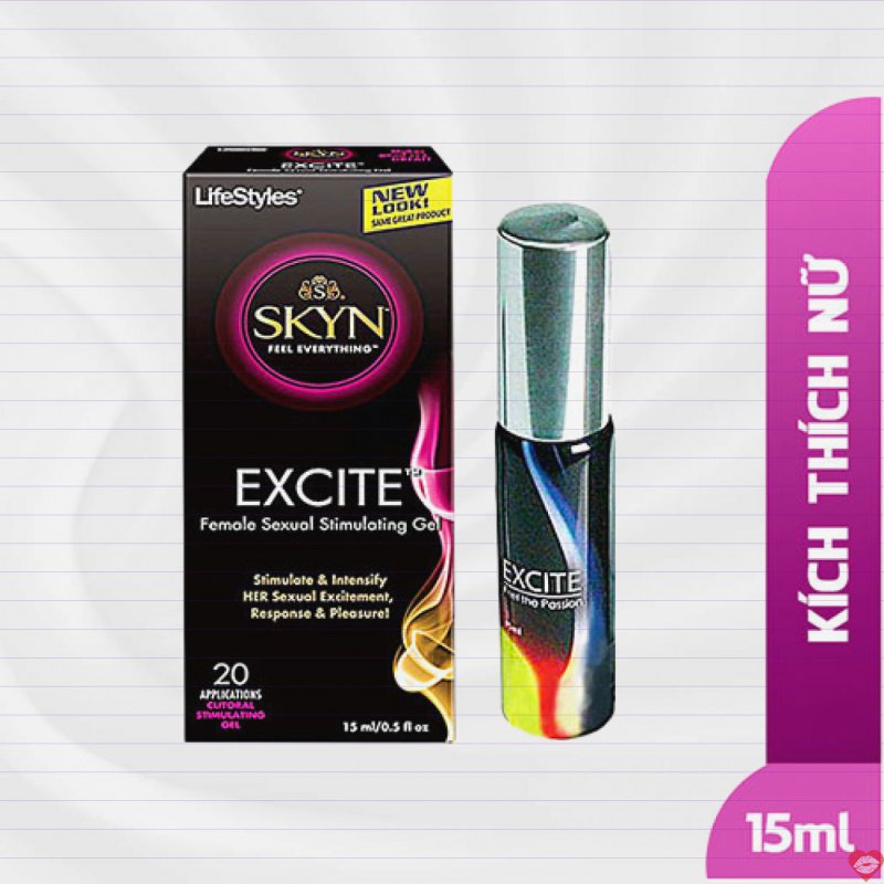 Gel tăng khoái cảm Excite siêu thăng hoa an toàn nhanh chóng 