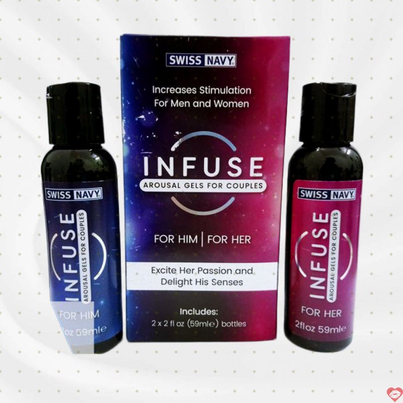 Gel bôi trơn Swiss Navy Infuse 59ml tăng khoái cảm, an toàn 