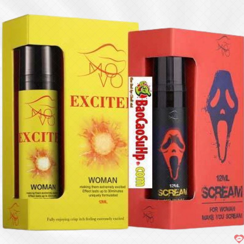 Gel bôi trơn Movo Scream Excited 12ml tăng khoái cảm, kích thích mạnh mẽ 