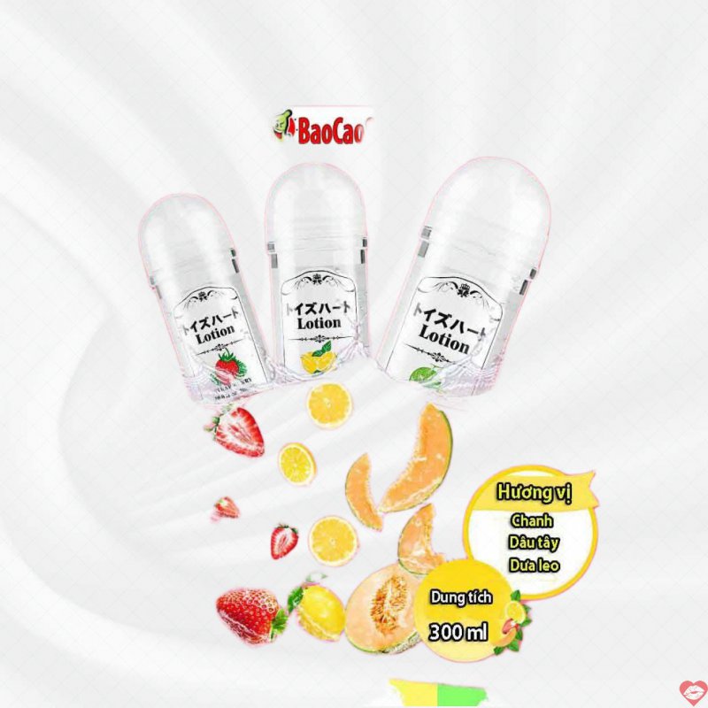 Gel Bôi Trơn 3in1 Nhật Bản Hương Trái Cây Se Khít 300ml 