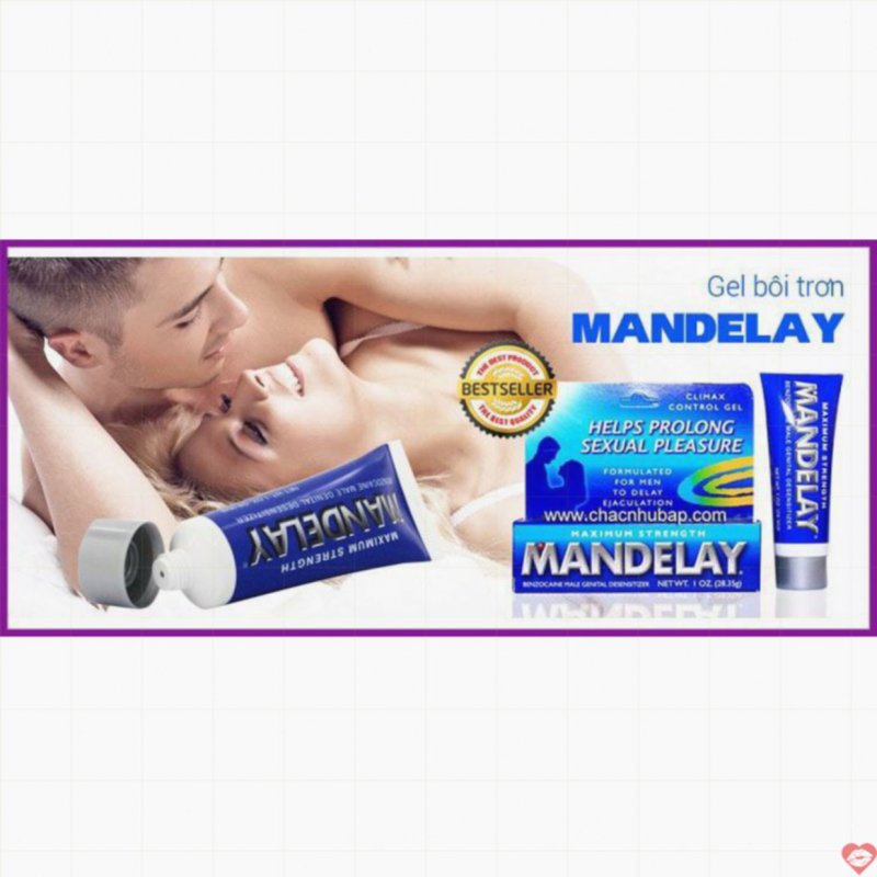 Gel bôi trơn Mandelay 2in1 kéo dài thời gian tăng độ ẩm cho nàng 