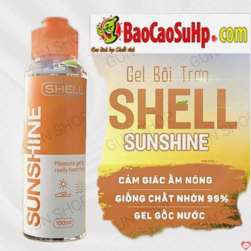 Gel Sưởi Ấm Shell Shunshine 100ml 2022 Tăng Cường Hương Thơm Dịu 