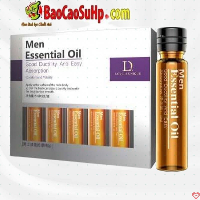 Gel massage body Men Essential Oil 25ml giảm căng cơ thư giãn
 