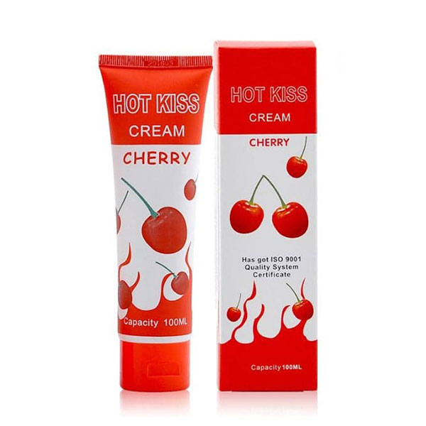 Gel bôi trơn mùi cherry Hot Kiss Cream 100ml