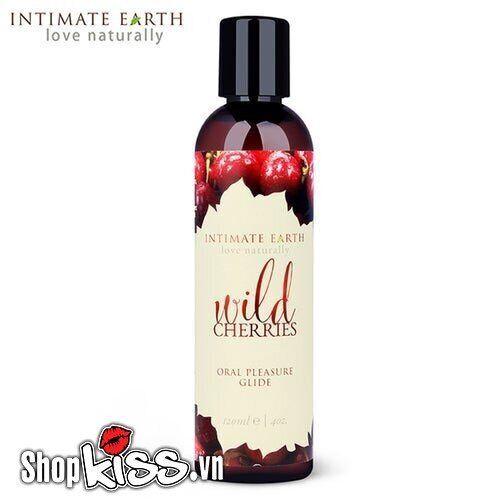 Gel bôi trơn nếm được Intimate Earth Wild Cherries Oral Pleasure Glide 120ml