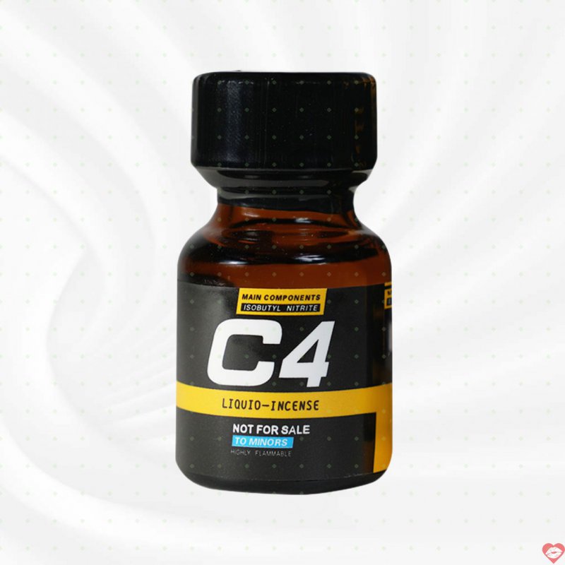 Chai hít tăng khoái cảm Popper PWD USA C4 Black Yellow - Chai 10ml