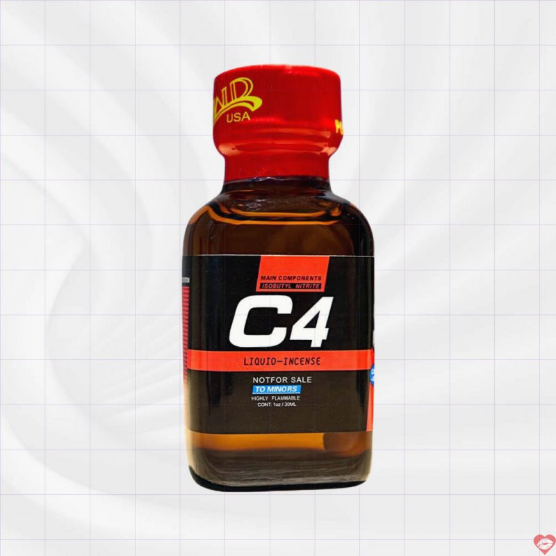 Chai hít tăng khoái cảm Popper PWD USA C4 Red - Chai 30ml