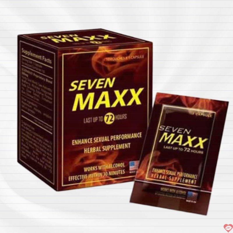 Seven Maxx Tăng Cường Sinh Lý Đàn Ông Tự Tin 1 Viên 