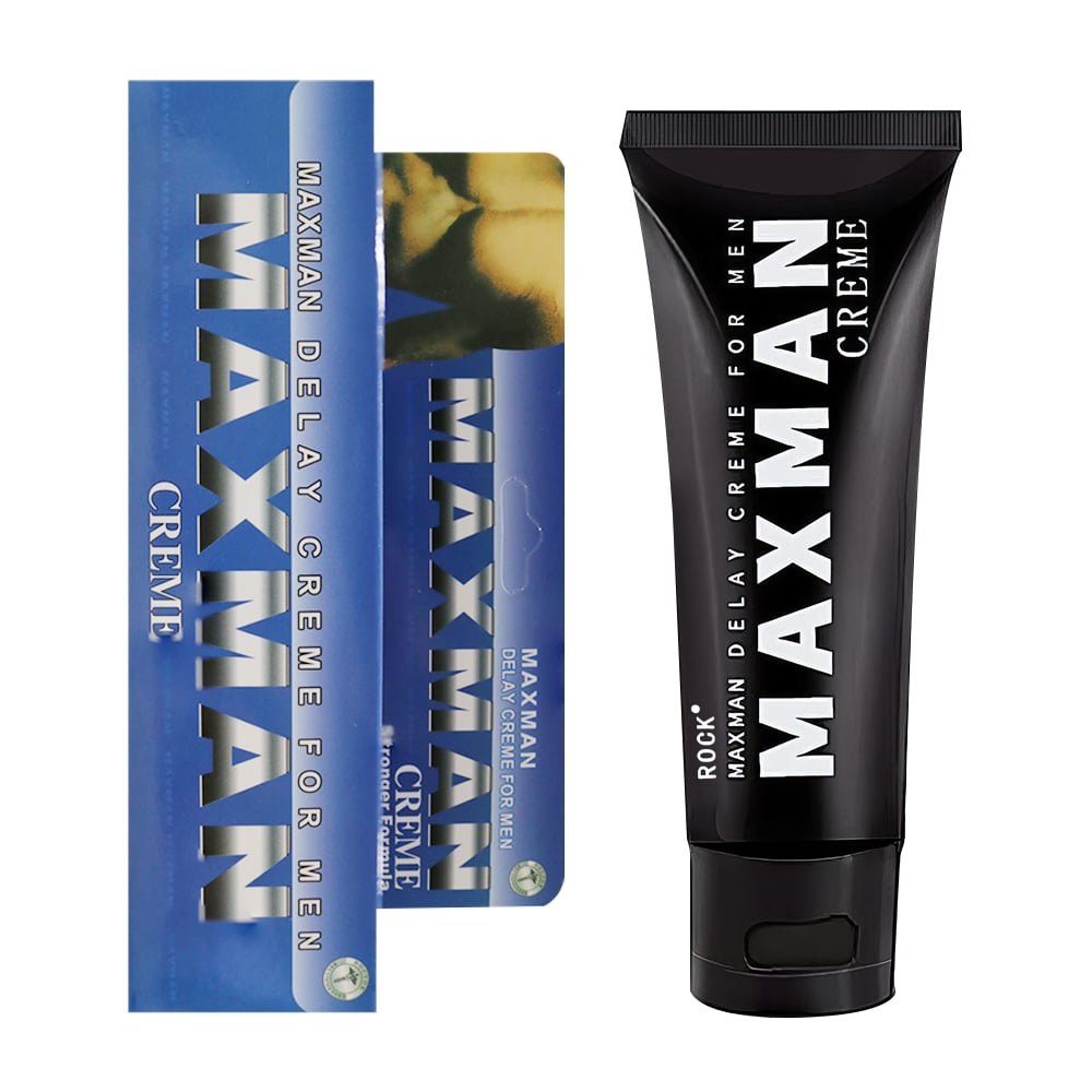 Gel bôi tăng kích thước hỗ trợ kéo dài thời gian Maxman Xanh - Chai 60ml