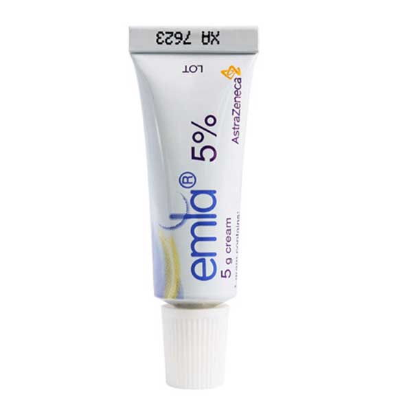 Gel bôi Emla Cream 5% – kéo dài thời gian – Tuýp 5g