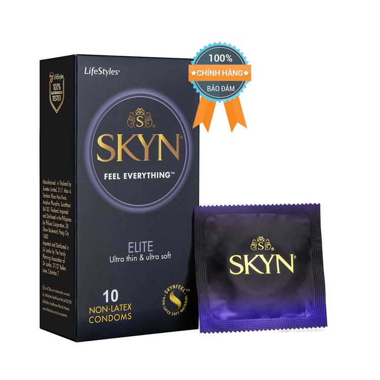Bao cao su Skyn Elite siêu mỏng