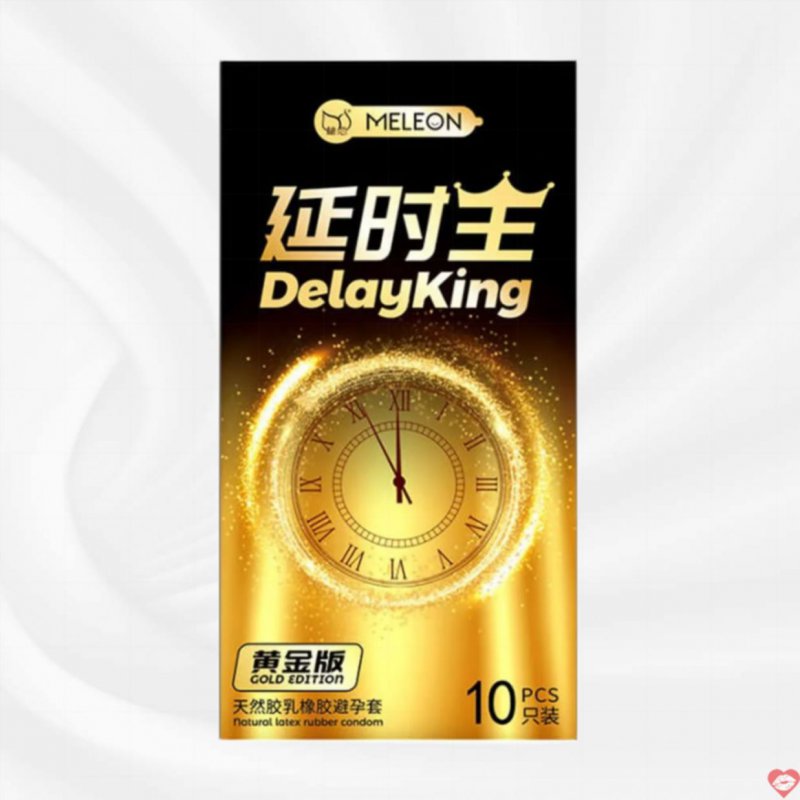 Bao cao su Meleon Delayking Gold Edition Hộp 10 Cái Kéo Dài Thời Gian An Toàn 