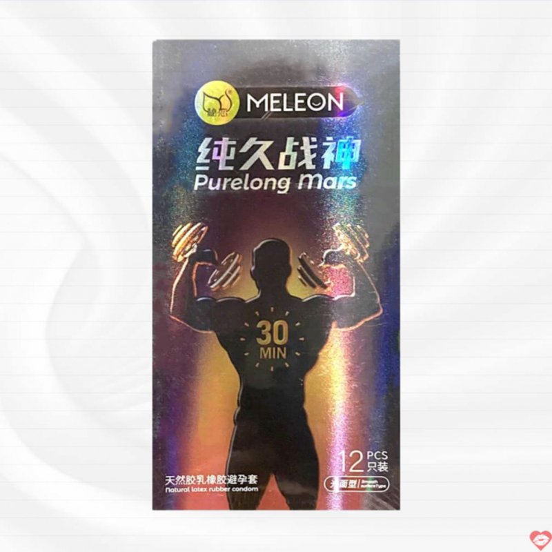 Bao cao su Meleon Purelong Mars 30 phút kéo dài - Hộp 12 