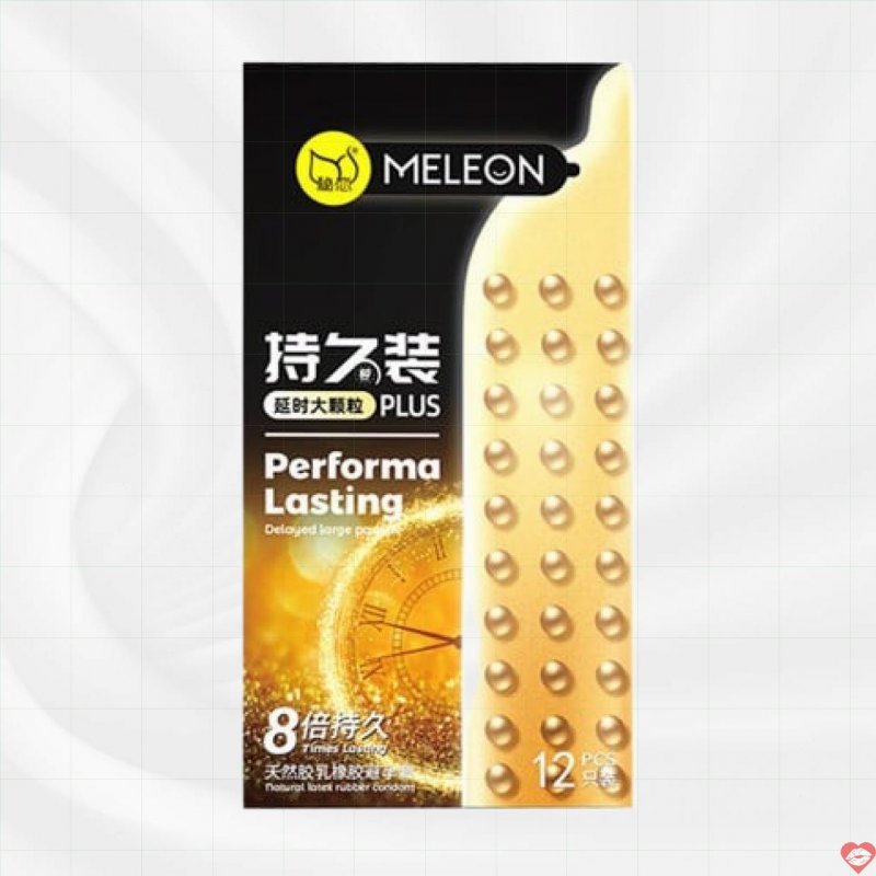 Bao Cao Su Meleon Performa 8X Kéo Dài 8 Lần Kích Thích Hạt Nổi 