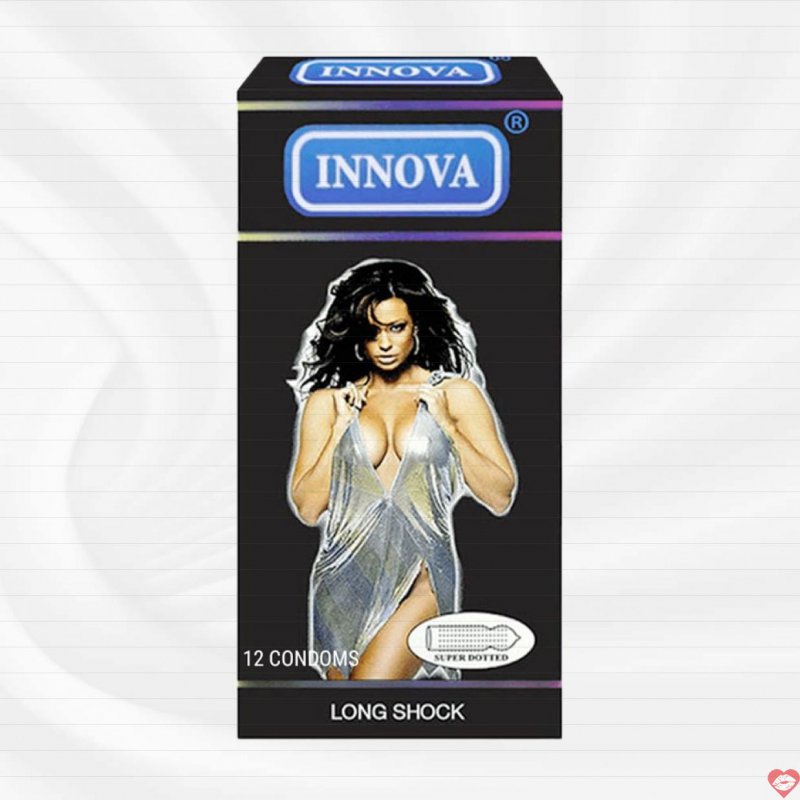 Bao cao su Innova Đen kéo dài đỉnh cao hộp 12 cái 