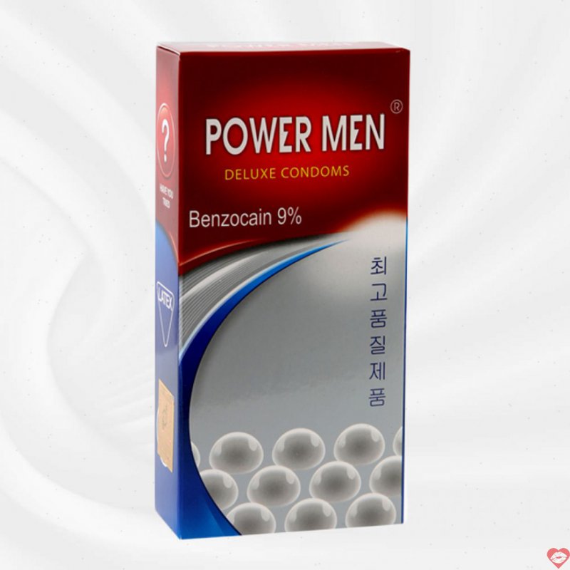 Bao cao su PowerMen Longer Plus kéo dài 12 cái - Tăng cực khoái 